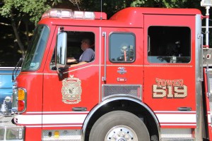 Tuscarora Fire Company Truck, Apparatus Parade, Tuscarora, 7-26-2014 (122)