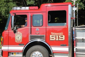 Tuscarora Fire Company Truck, Apparatus Parade, Tuscarora, 7-26-2014 (123)