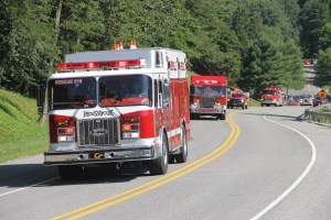 Tuscarora Fire Company Truck, Apparatus Parade, Tuscarora, 7-26-2014 (124)