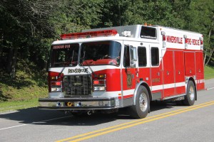 Tuscarora Fire Company Truck, Apparatus Parade, Tuscarora, 7-26-2014 (126)