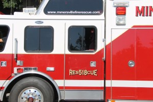 Tuscarora Fire Company Truck, Apparatus Parade, Tuscarora, 7-26-2014 (129)