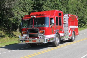 Tuscarora Fire Company Truck, Apparatus Parade, Tuscarora, 7-26-2014 (131)