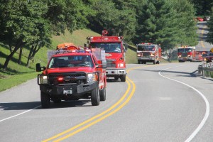 Tuscarora Fire Company Truck, Apparatus Parade, Tuscarora, 7-26-2014 (135)