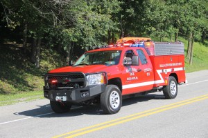 Tuscarora Fire Company Truck, Apparatus Parade, Tuscarora, 7-26-2014 (137)
