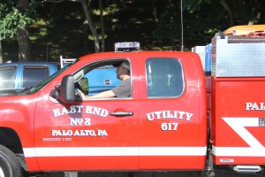 Tuscarora Fire Company Truck, Apparatus Parade, Tuscarora, 7-26-2014 (140)