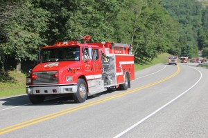 Tuscarora Fire Company Truck, Apparatus Parade, Tuscarora, 7-26-2014 (141)