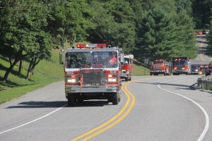 Tuscarora Fire Company Truck, Apparatus Parade, Tuscarora, 7-26-2014 (146)