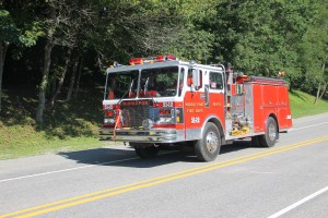 Tuscarora Fire Company Truck, Apparatus Parade, Tuscarora, 7-26-2014 (149)