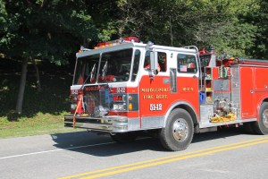 Tuscarora Fire Company Truck, Apparatus Parade, Tuscarora, 7-26-2014 (150)