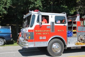 Tuscarora Fire Company Truck, Apparatus Parade, Tuscarora, 7-26-2014 (151)