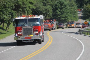 Tuscarora Fire Company Truck, Apparatus Parade, Tuscarora, 7-26-2014 (153)
