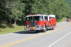 Tuscarora Fire Company Truck, Apparatus Parade, Tuscarora, 7-26-2014 (155)