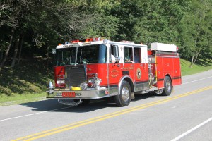 Tuscarora Fire Company Truck, Apparatus Parade, Tuscarora, 7-26-2014 (156)