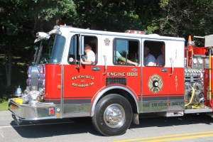 Tuscarora Fire Company Truck, Apparatus Parade, Tuscarora, 7-26-2014 (158)