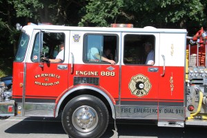 Tuscarora Fire Company Truck, Apparatus Parade, Tuscarora, 7-26-2014 (159)