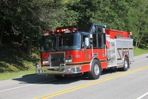 Tuscarora Fire Company Truck, Apparatus Parade, Tuscarora, 7-26-2014 (165)