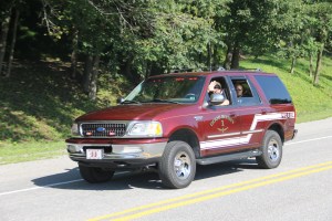 Tuscarora Fire Company Truck, Apparatus Parade, Tuscarora, 7-26-2014 (170)