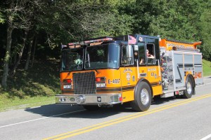 Tuscarora Fire Company Truck, Apparatus Parade, Tuscarora, 7-26-2014 (175)