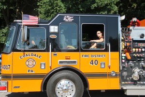 Tuscarora Fire Company Truck, Apparatus Parade, Tuscarora, 7-26-2014 (177)
