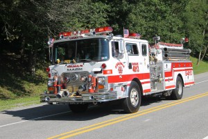 Tuscarora Fire Company Truck, Apparatus Parade, Tuscarora, 7-26-2014 (179)