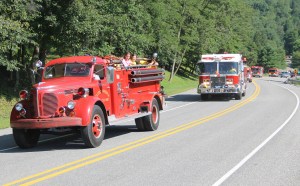 Tuscarora Fire Company Truck, Apparatus Parade, Tuscarora, 7-26-2014 (18)