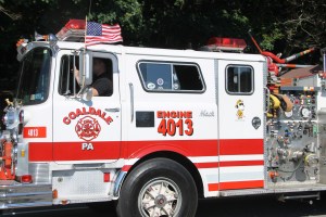 Tuscarora Fire Company Truck, Apparatus Parade, Tuscarora, 7-26-2014 (181)