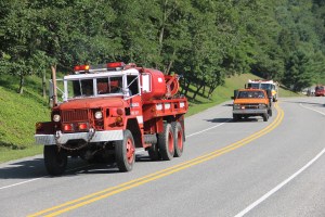 Tuscarora Fire Company Truck, Apparatus Parade, Tuscarora, 7-26-2014 (183)
