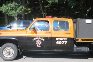 Tuscarora Fire Company Truck, Apparatus Parade, Tuscarora, 7-26-2014 (191)