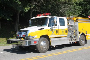 Tuscarora Fire Company Truck, Apparatus Parade, Tuscarora, 7-26-2014 (199)