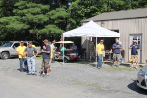 Tuscarora Fire Company Truck, Apparatus Parade, Tuscarora, 7-26-2014 (2)