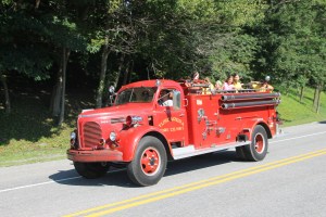 Tuscarora Fire Company Truck, Apparatus Parade, Tuscarora, 7-26-2014 (20)