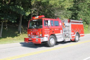 Tuscarora Fire Company Truck, Apparatus Parade, Tuscarora, 7-26-2014 (204)