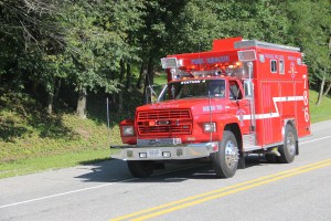 Tuscarora Fire Company Truck, Apparatus Parade, Tuscarora, 7-26-2014 (207)