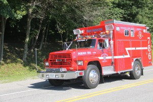 Tuscarora Fire Company Truck, Apparatus Parade, Tuscarora, 7-26-2014 (208)