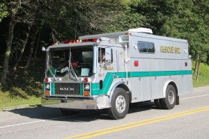 Tuscarora Fire Company Truck, Apparatus Parade, Tuscarora, 7-26-2014 (213)