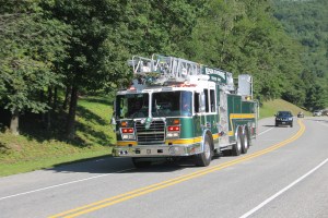 Tuscarora Fire Company Truck, Apparatus Parade, Tuscarora, 7-26-2014 (217)