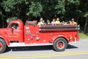 Tuscarora Fire Company Truck, Apparatus Parade, Tuscarora, 7-26-2014 (23)