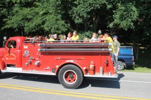 Tuscarora Fire Company Truck, Apparatus Parade, Tuscarora, 7-26-2014 (24)