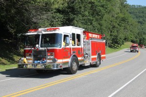 Tuscarora Fire Company Truck, Apparatus Parade, Tuscarora, 7-26-2014 (25)