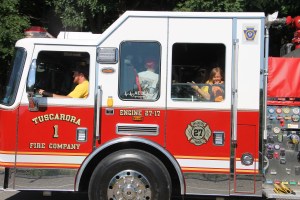 Tuscarora Fire Company Truck, Apparatus Parade, Tuscarora, 7-26-2014 (29)