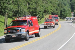 Tuscarora Fire Company Truck, Apparatus Parade, Tuscarora, 7-26-2014 (33)