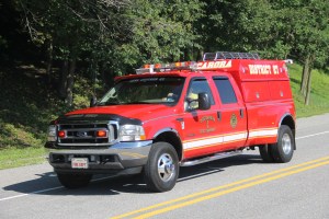Tuscarora Fire Company Truck, Apparatus Parade, Tuscarora, 7-26-2014 (35)