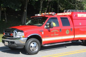 Tuscarora Fire Company Truck, Apparatus Parade, Tuscarora, 7-26-2014 (36)