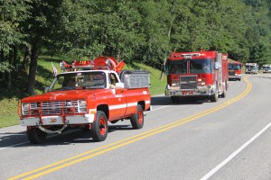 Tuscarora Fire Company Truck, Apparatus Parade, Tuscarora, 7-26-2014 (39)