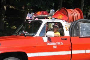 Tuscarora Fire Company Truck, Apparatus Parade, Tuscarora, 7-26-2014 (42)