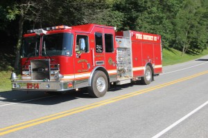 Tuscarora Fire Company Truck, Apparatus Parade, Tuscarora, 7-26-2014 (44)