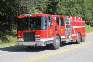 Tuscarora Fire Company Truck, Apparatus Parade, Tuscarora, 7-26-2014 (49)