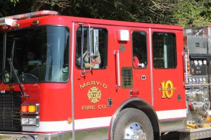 Tuscarora Fire Company Truck, Apparatus Parade, Tuscarora, 7-26-2014 (50)