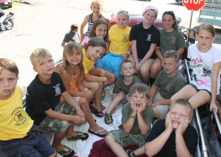 Tuscarora Fire Company Truck, Apparatus Parade, Tuscarora, 7-26-2014 (5)