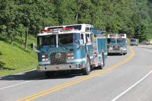 Tuscarora Fire Company Truck, Apparatus Parade, Tuscarora, 7-26-2014 (55)